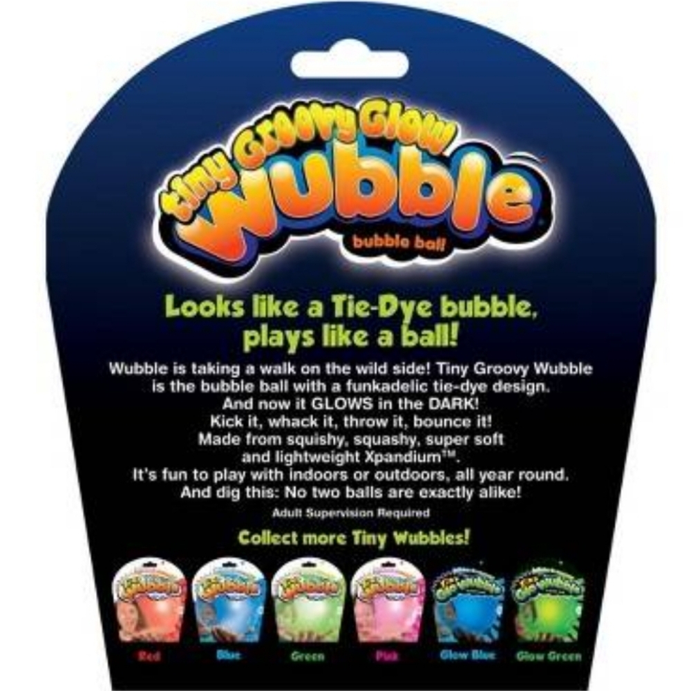 Wubble Tiny Groovy Glow Bubble Ball - Picture 3 of 5